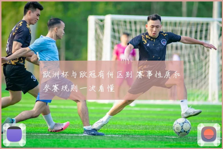 欧洲杯与欧冠有何区别 赛事性质和参赛规则一次看懂