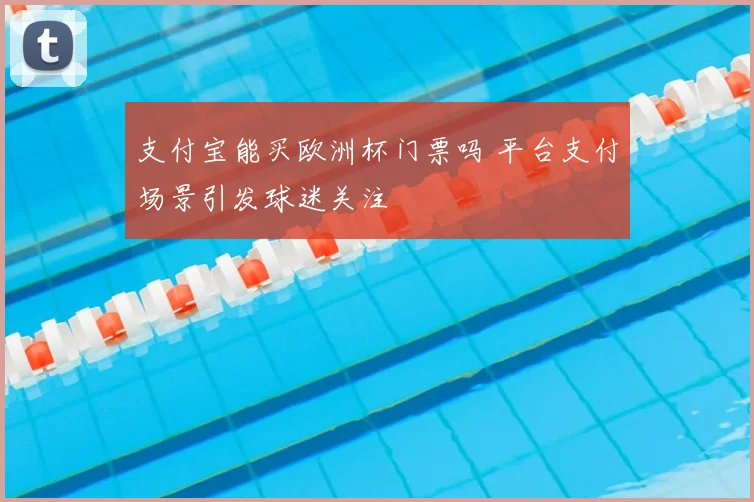 支付宝能买欧洲杯门票吗 平台支付场景引发球迷关注