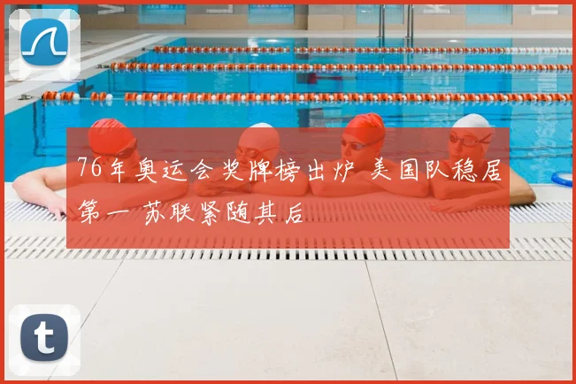 76年奥运会奖牌榜出炉 美国队稳居第一 苏联紧随其后