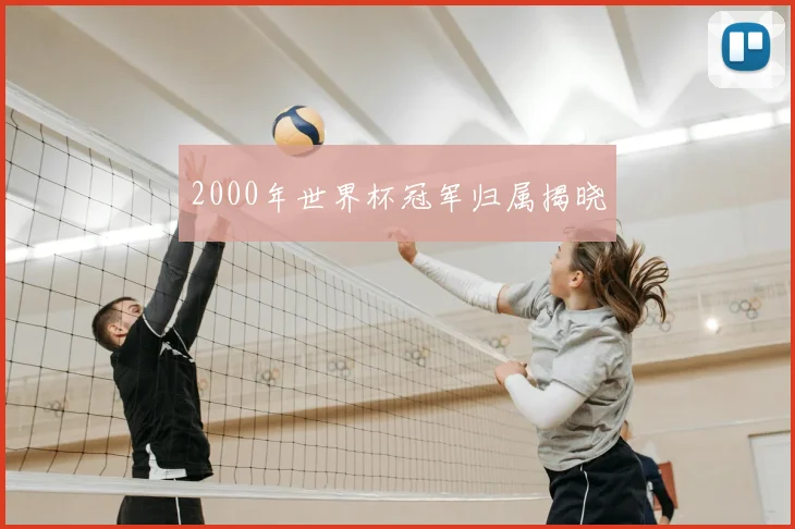 2000年世界杯冠军归属揭晓